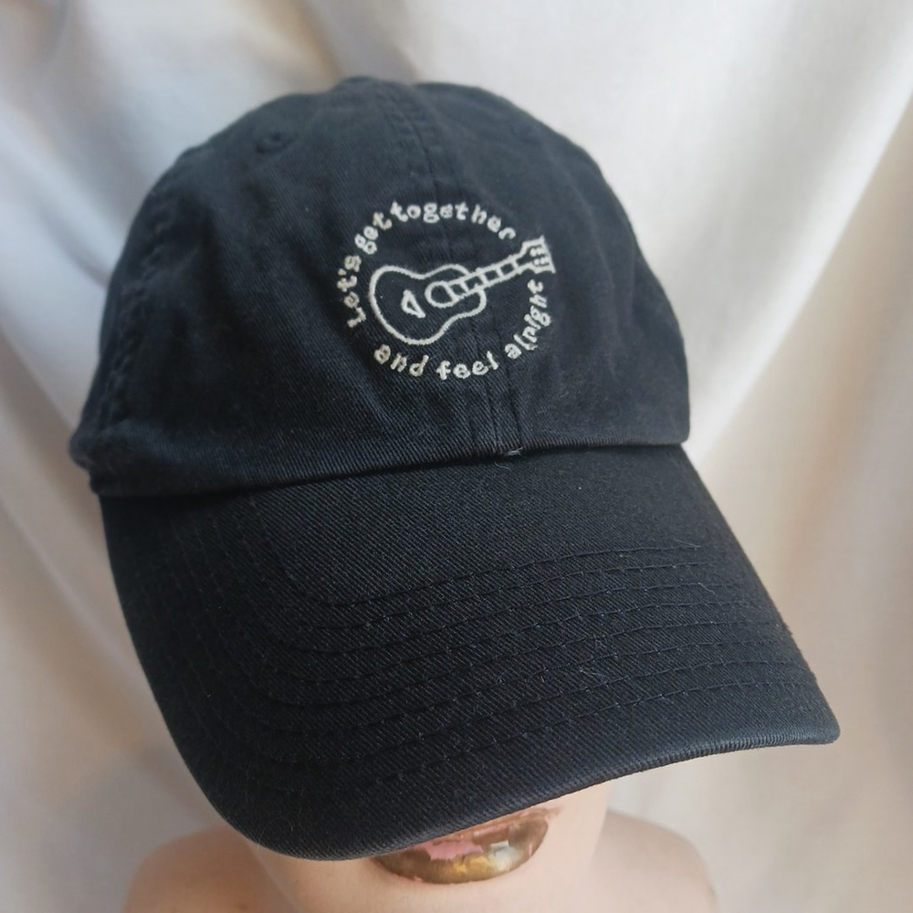 Life Is Good Black Adjustable Baseball Cap
